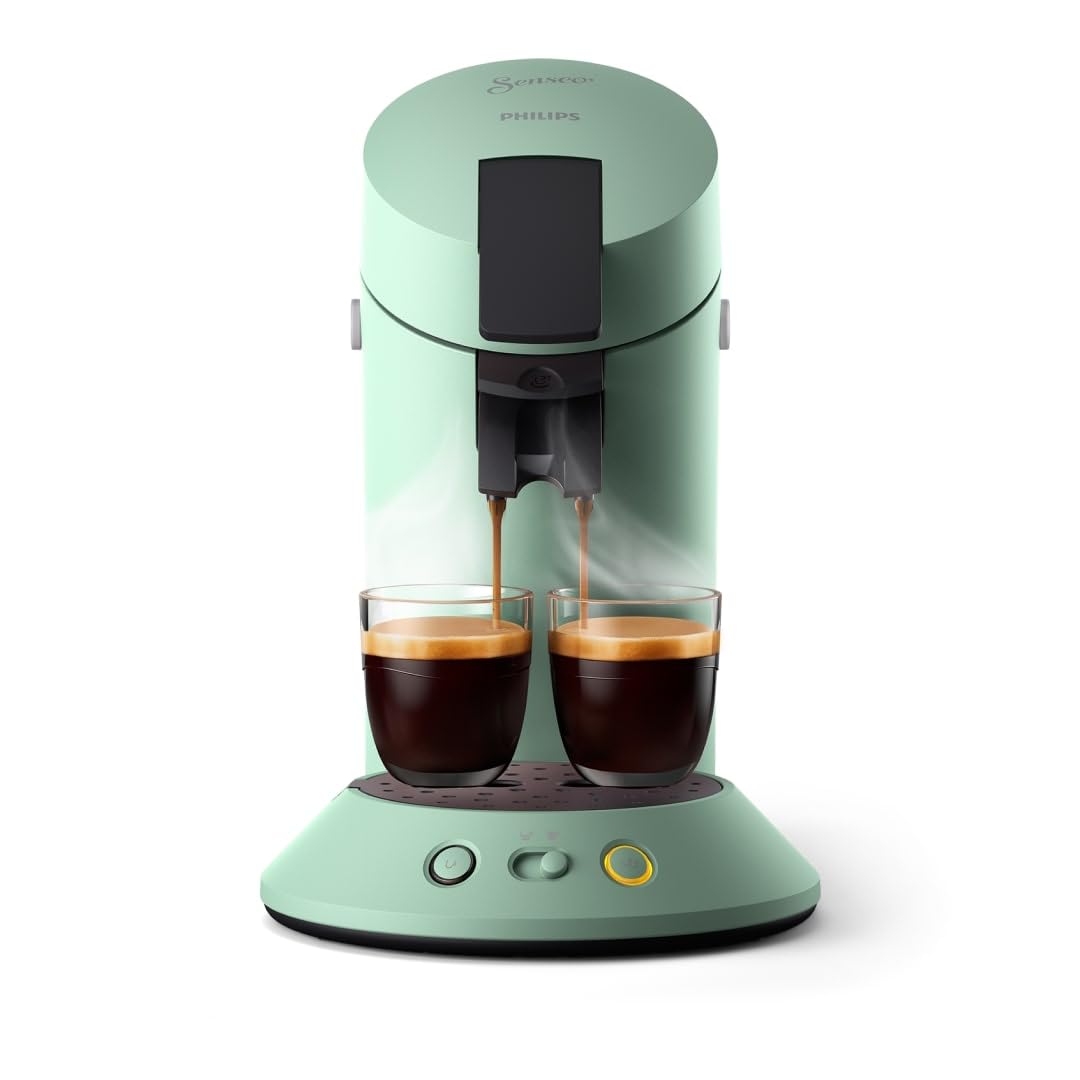 Cafetière à dosettes Vert Désert – Finition mate (réf. CSA210/80)
