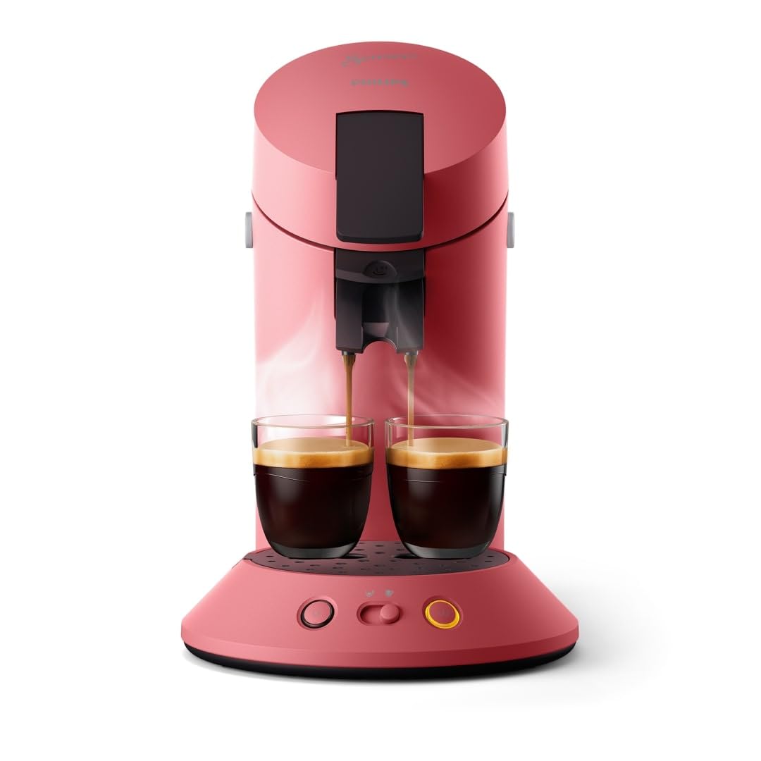Cafetière à dosettes Rouge Tendre – Finition mate (réf. CSA210/35)