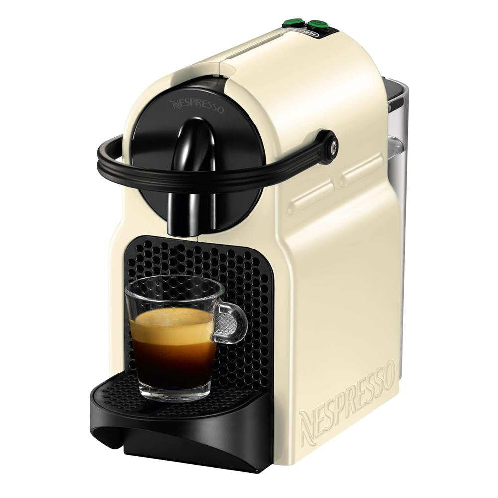 Machine à capsules automatique – Blanc crème, format compact 19 bars