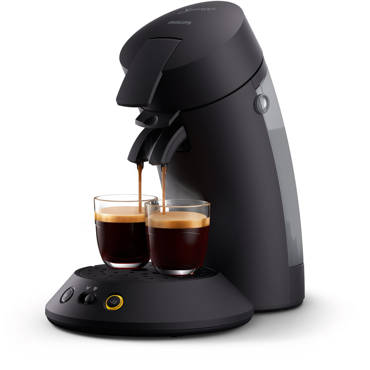 Cafetière à dosettes Noir Intense – 1 ou 2 tasses (réf. CSA210/61)